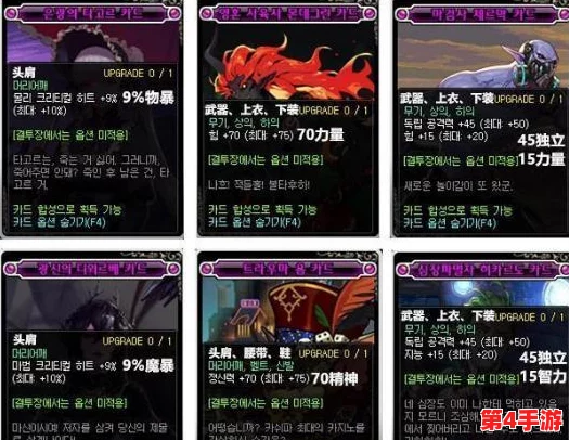 《地下城与勇士》中顶级火属性卡片精选：性能对比，助你精准提升角色战力！