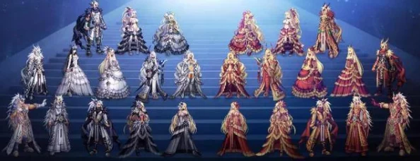 探索《地下城与勇士》手游：哪款天空套装最具视觉盛宴，玩家心仪之选揭秘！