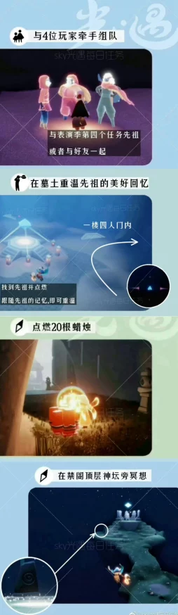 《光遇》11月24日独家回溯之旅：重温先祖温情记忆，全攻略助你圆满每一段邂逅奇缘