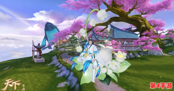 《天下》手游独家揭秘：青竹繁花新时装，自然雅韵间藏尽春日秘境风情