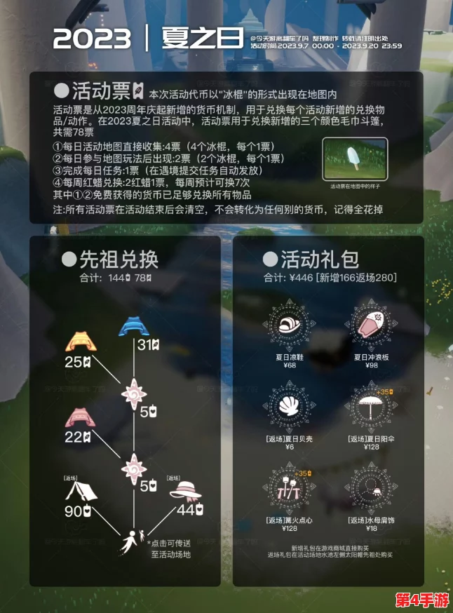 光遇9.5探索日志:解锁每日任务新篇章,收集季节蜡烛与夏之日专属代币庆典 光遇9.5探索日志:解锁每日任务新篇章,收集季节蜡烛与夏之日专属代币庆典