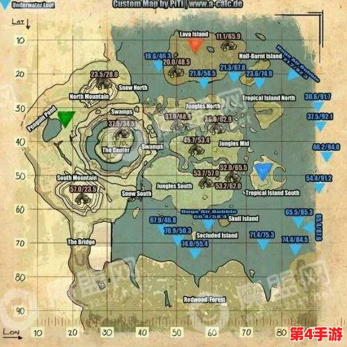 方舟生存进化：焦土地图与原版大小对比，探索更广阔、更严酷的生存领域