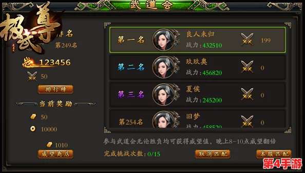 《极武尊》手游盛启：天山武道会赛事规则全览，解锁荣耀征程与武技巅峰对决！